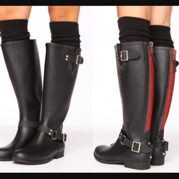 steve madden rubber boots